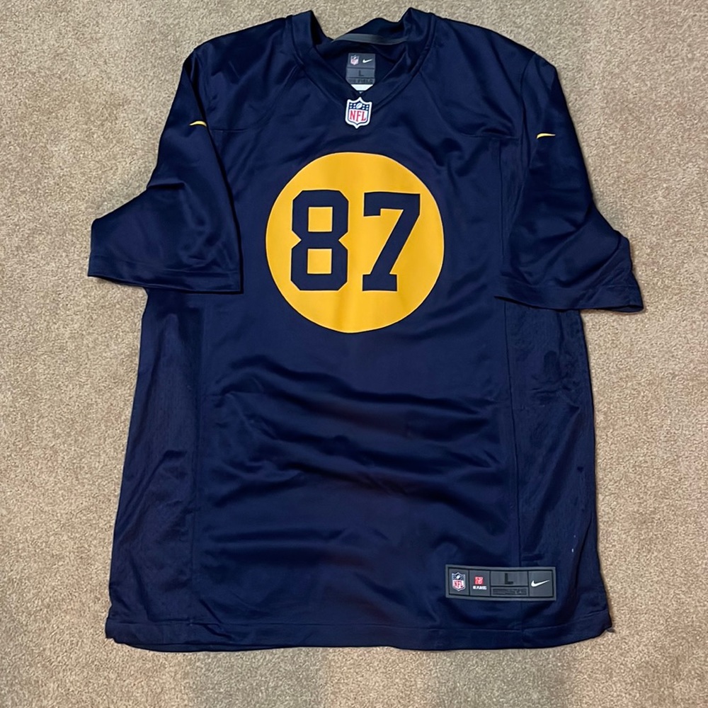 Green Bay Packers Jordy Nelson throwback jersey. Nike On Field size L.